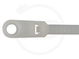 Kabelbinder mit Befestigungs�se, 3,6 x 150 mm, natur, 100St�ck