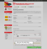 Falls alle Angaben stimmen, klicken Sie auf „kostenpflichtig bestellen“, um die Bestellung zu finalisieren.