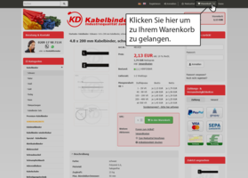 Klicken Sie auf „Warenkorb“ am oberen Rand, um zur Warenkorbansicht zu gelangen.